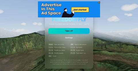 Freedom Fly — Free Online Flight Simulator — screenshot