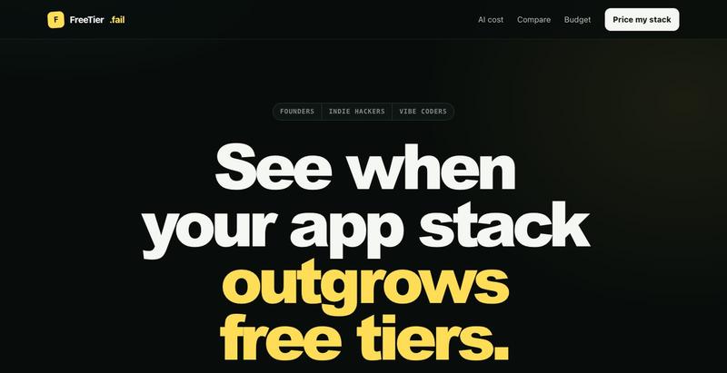 freetier-fail — screenshot