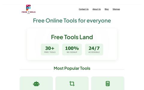 Free Online Tools — screenshot