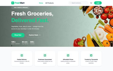 FreshMart — screenshot