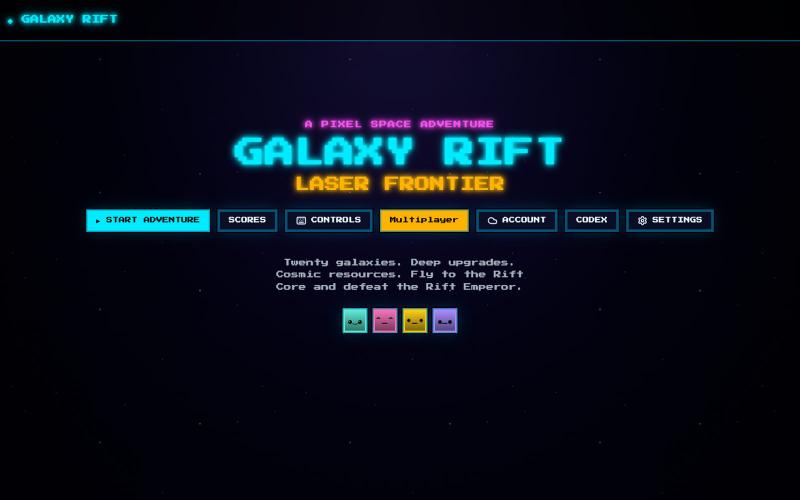 Galaxy Rift: Laser Frontier — Pixel Space Shooter — screenshot