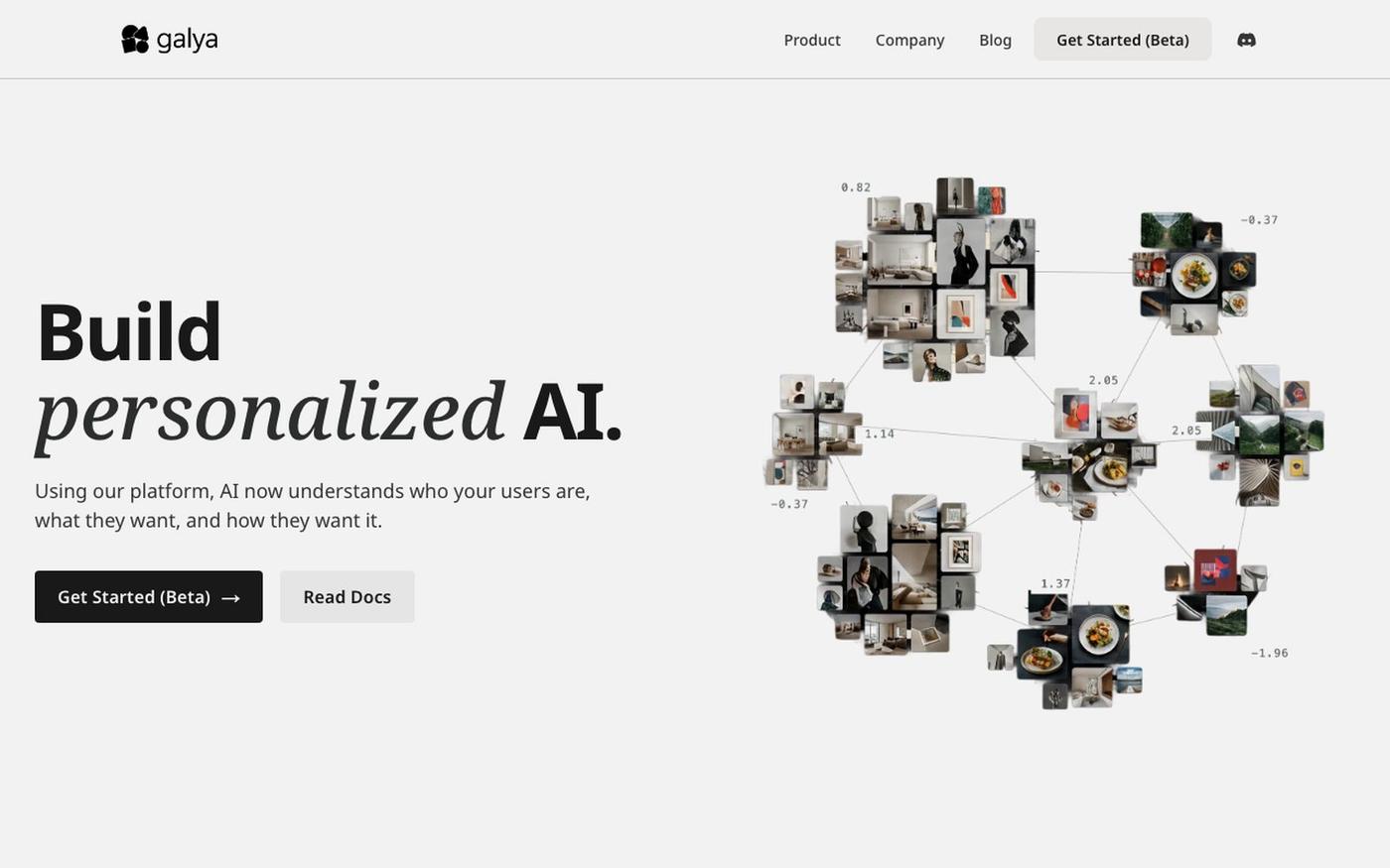 Galya AI — Give your AI a sense of taste — screenshot