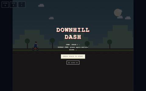 Downhill Dash — Skateboard Endless Runner — screenshot