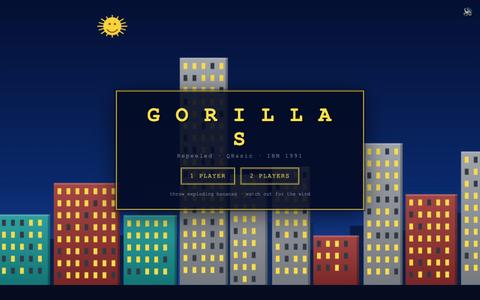 GORILLAS: Repeeled — screenshot