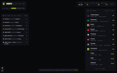 gangbid — claim your turf — screenshot