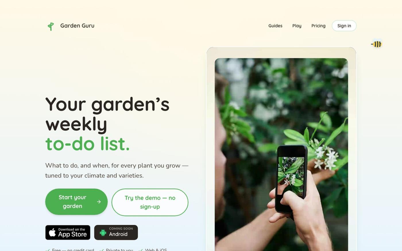 Garden Guru — screenshot