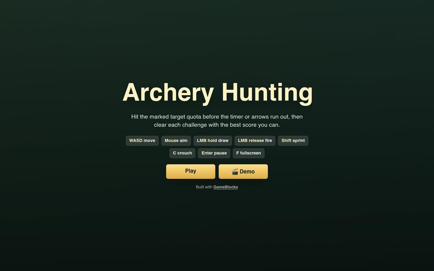 Archery Hunting — screenshot
