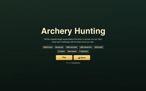 Archery Hunting — screenshot