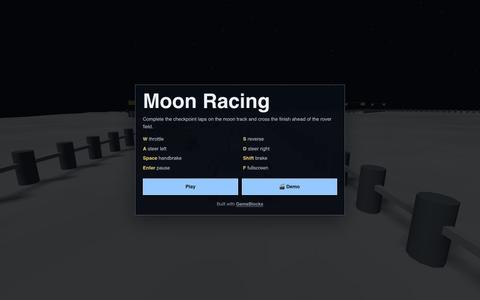 Moon Racing — screenshot