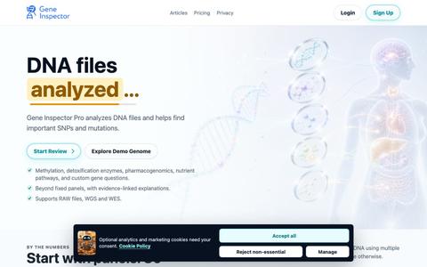 DNA Files Explained | Gene Inspector Pro — screenshot