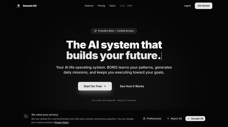 Genesis OS — screenshot
