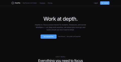Depthly — screenshot