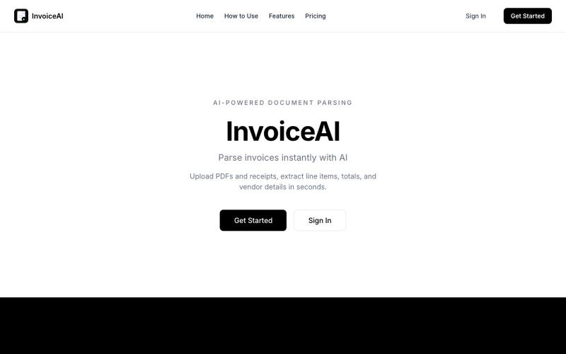 InvoiceAI — screenshot