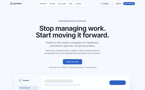 Portime — screenshot