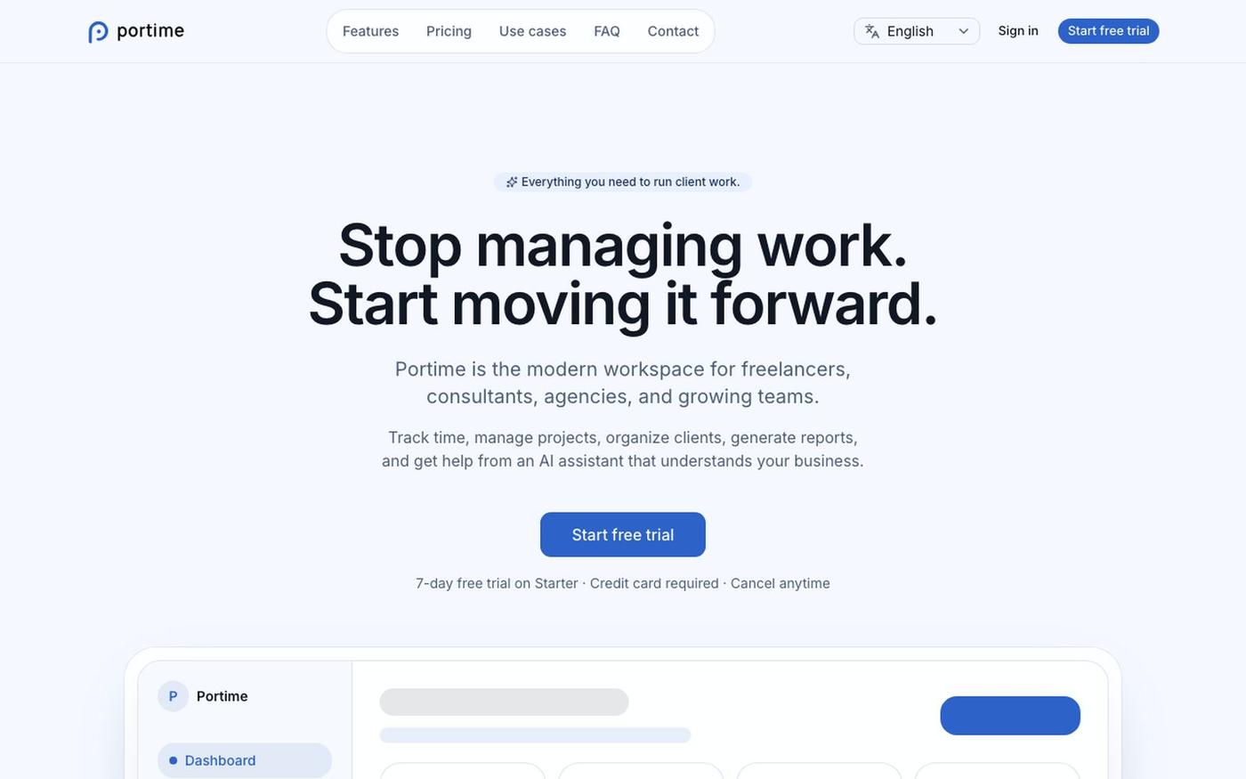 Portime — screenshot