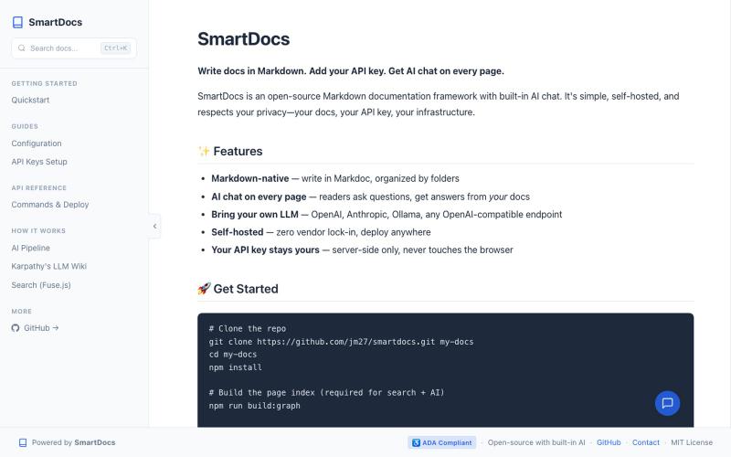SmartDocs — screenshot