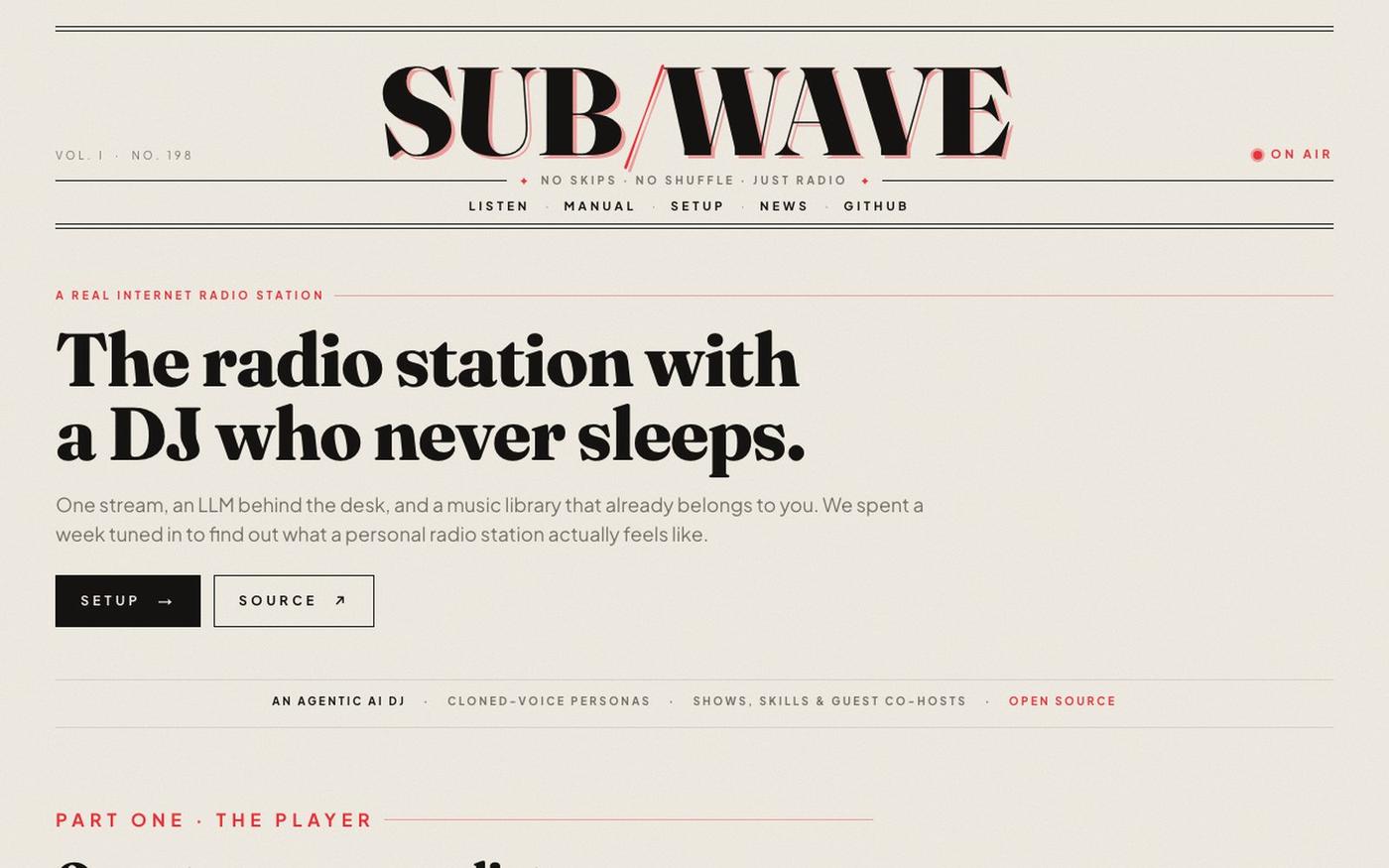 SUB/WAVE — screenshot