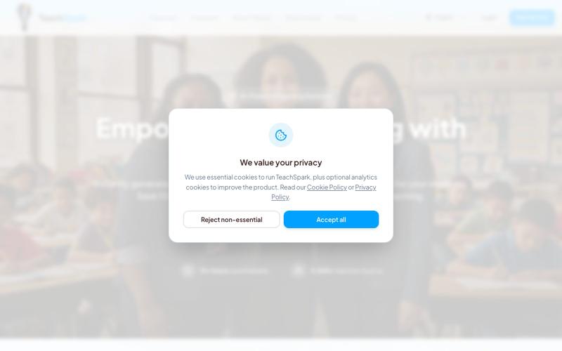 TeachSpark — AI Tools for PreK-12 Teachers — screenshot
