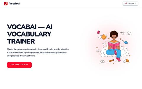 VocabAI — AI Vocabulary Trainer | Learn Languages — screenshot