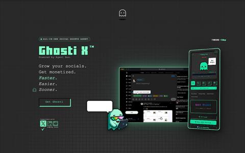 Ghosti — AI Tweet Writer & Twitter AI Agent for X — screenshot