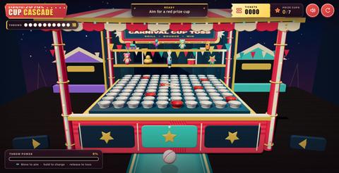 Cup Cascade — screenshot