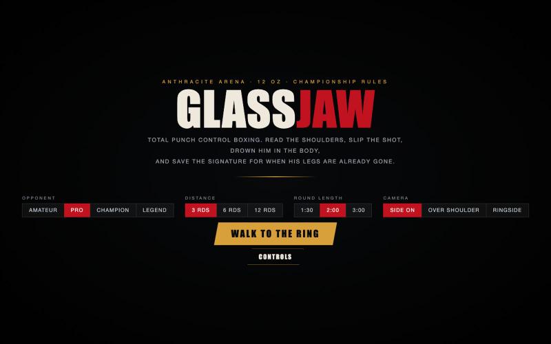GLASS JAW — Championship Boxing — screenshot