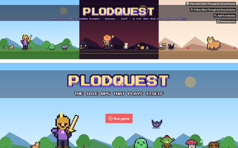 PlodQuest by Glitch Through the Ground Games — screenshot