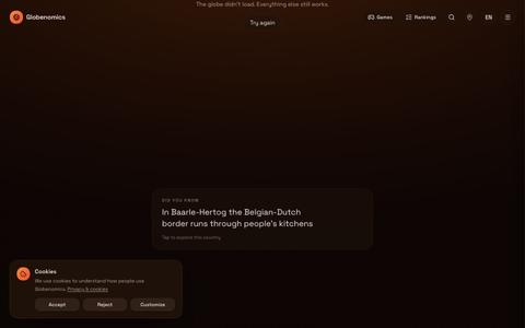 Globenomics — explore the world's economies — screenshot