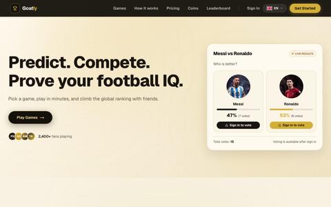 Goatly — screenshot