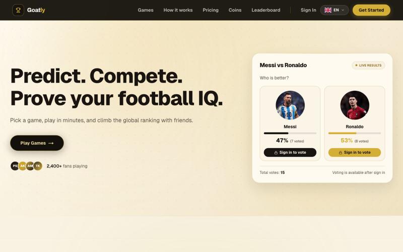 Goatly — screenshot