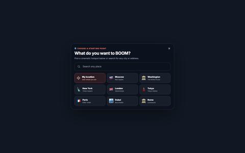 Destruction Map — Blow Up Real Buildings in Any City — screenshot