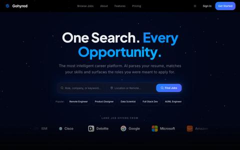 Gohyred – One Search. Every Opportunity. — screenshot