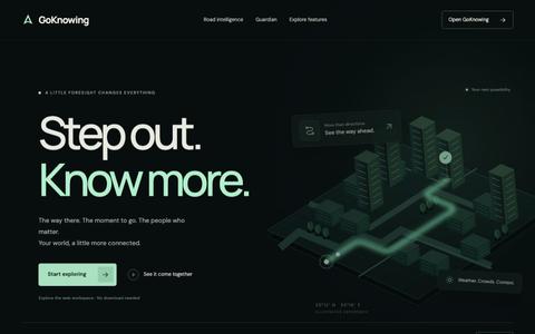 GoKnowing — Step out. Know more. — screenshot