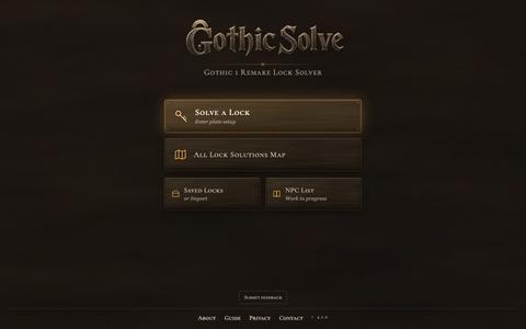 Gothic Remake Lockpick Solver — screenshot