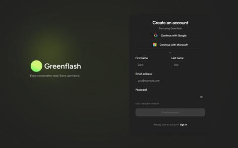 Greenflash — screenshot
