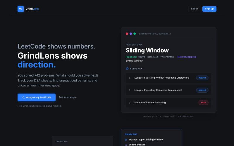 GrindLens — screenshot