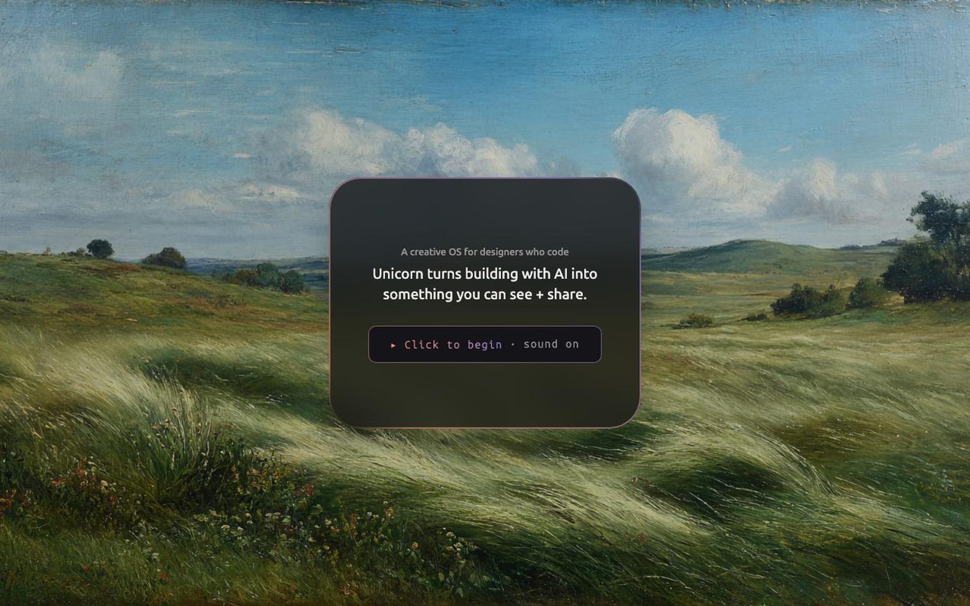 Unicorn — screenshot
