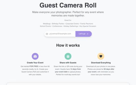 Guest Camera Roll — screenshot