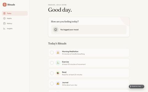 Habit & Mood Tracker — screenshot