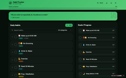 Habit Tracker — Build Better Daily Routines — screenshot