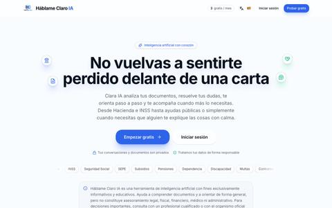 Entiende ayudas, prestaciones y trámites | Háblame Claro — screenshot