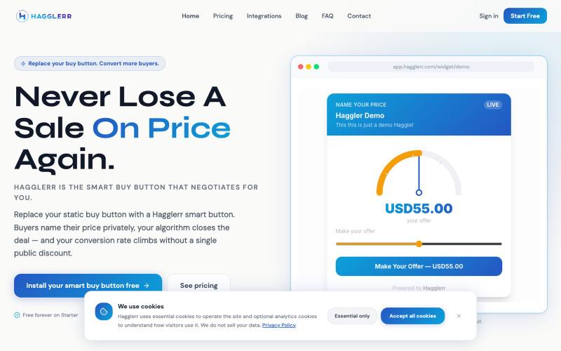 Hagglerr — Never Lose a Sale Over Price Again — screenshot