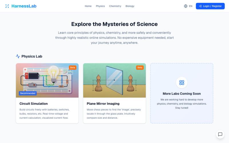 HarnessLab — screenshot