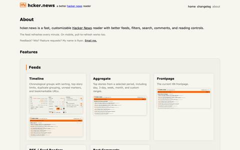 About – hcker.news — screenshot