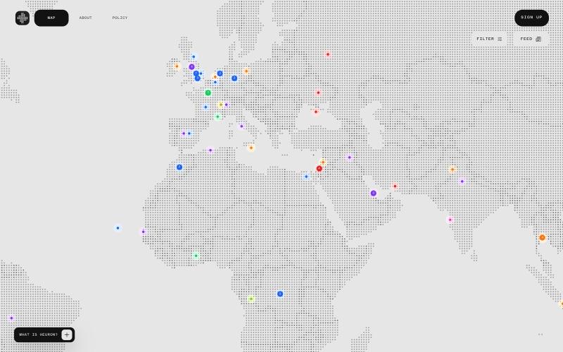 Heuron — Visual News Engine — screenshot