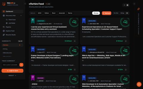 Hireddit AI — screenshot