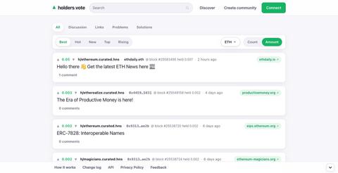 holders.vote — screenshot