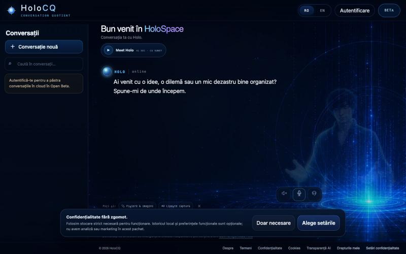 HoloCQ — Conversation Quotient — screenshot