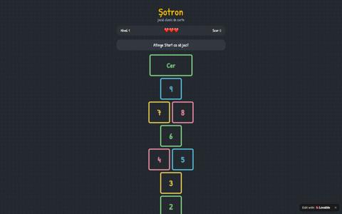 Șotron — Joc de Șotron Clasic — screenshot