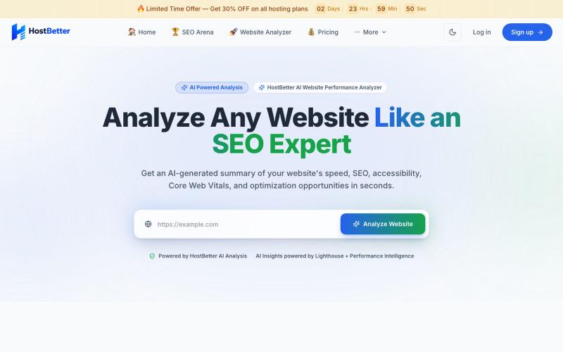 Host Better – Affordable Website Hosting for Small Business & Startups — screenshot